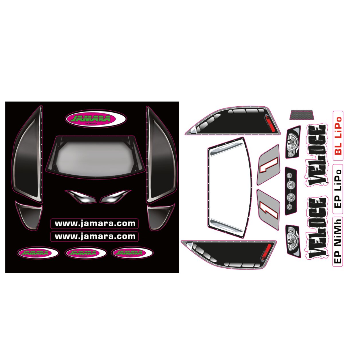 Dekorbogen Veloce Dekorbogen Veloce