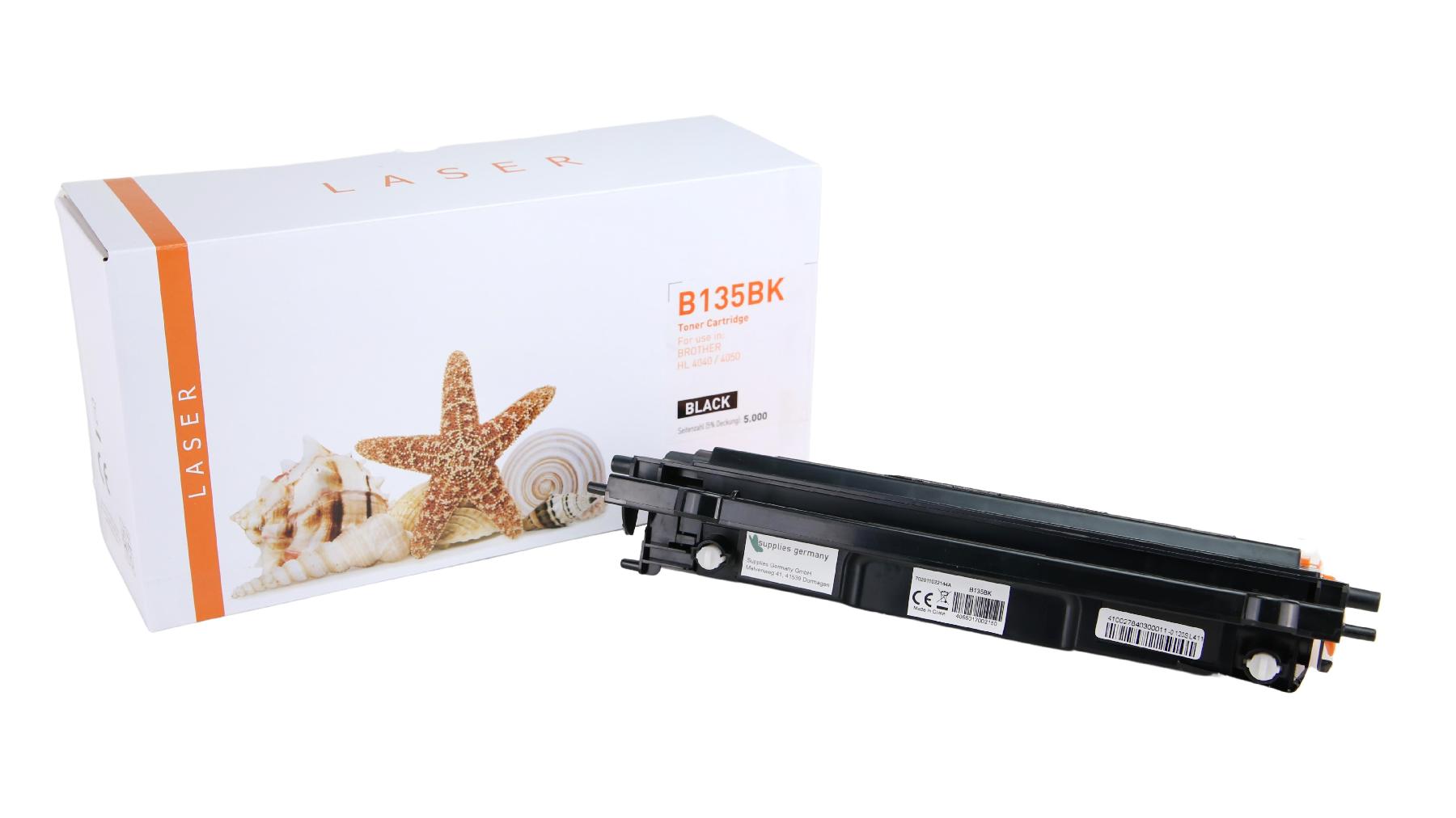TN135BK alternativ Toner black Brother / TN135BK / 5.000 Seiten TN135BK alternativ Toner black Brother / TN135BK / 5.000 Seiten