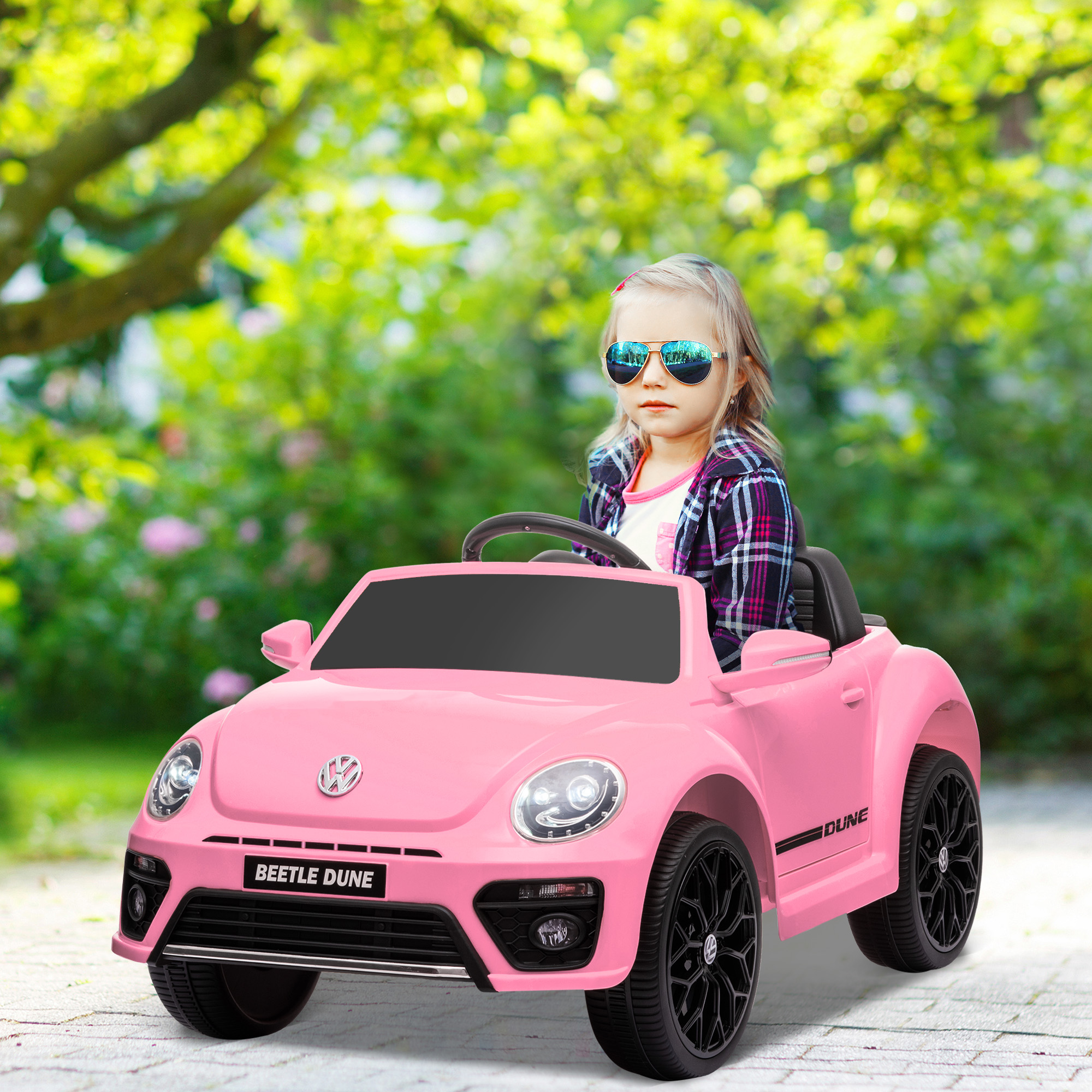 Kinderfahrzeug VW Käfer, rosa