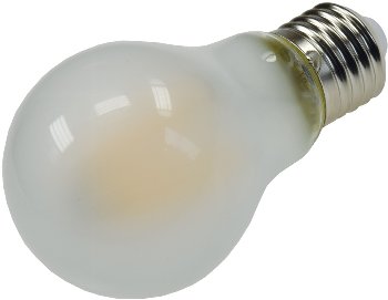 LED Glühlampe E27 "Filament G60m" matt, 3000k, 640lm, 230V / 8W, warmweiß