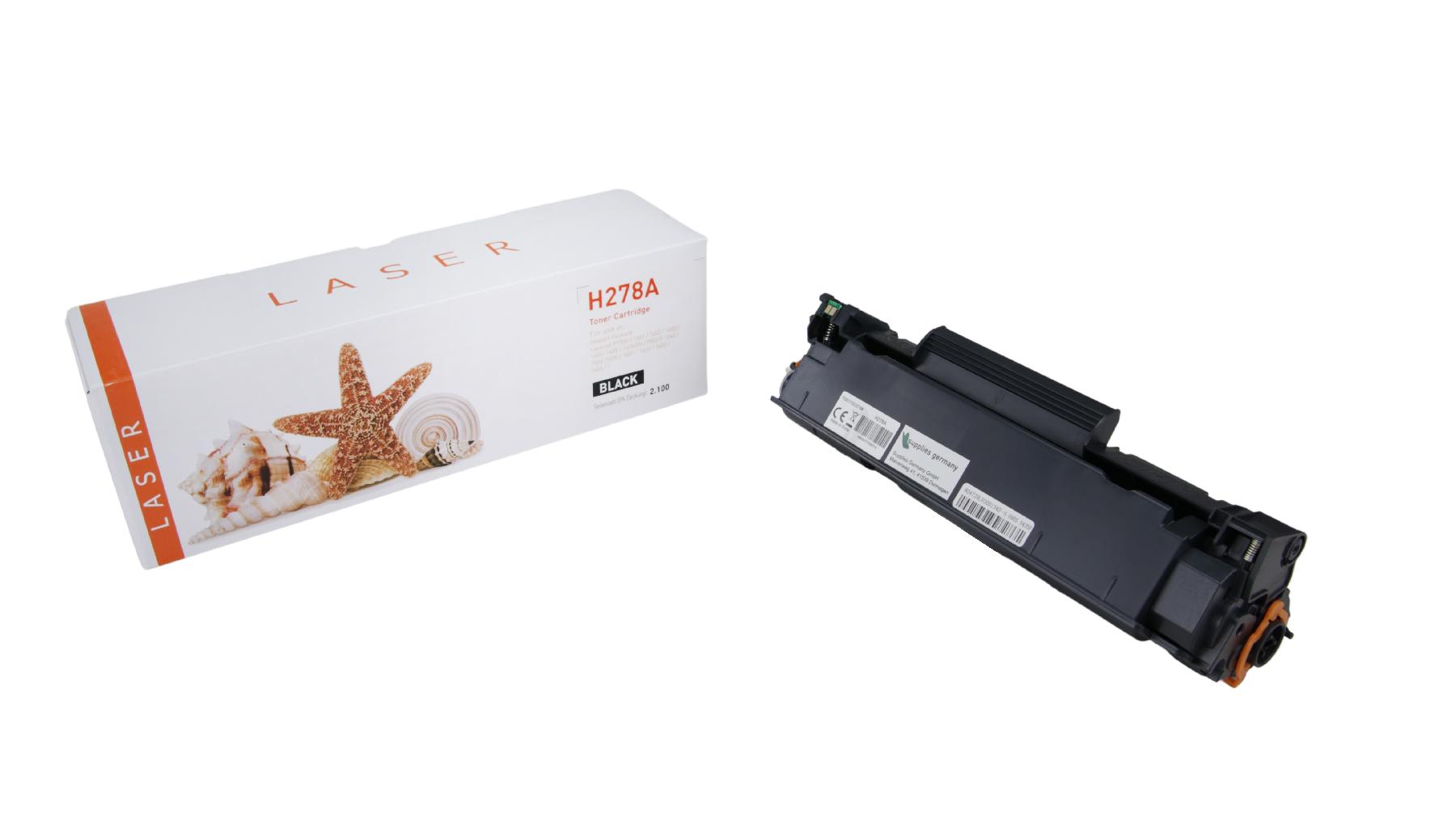 CE278A alternativ Toner schwarz für HP / CE278A / 2.100 Seiten CE278A alternativ Toner schwarz für HP / CE278A / 2.100 Seiten