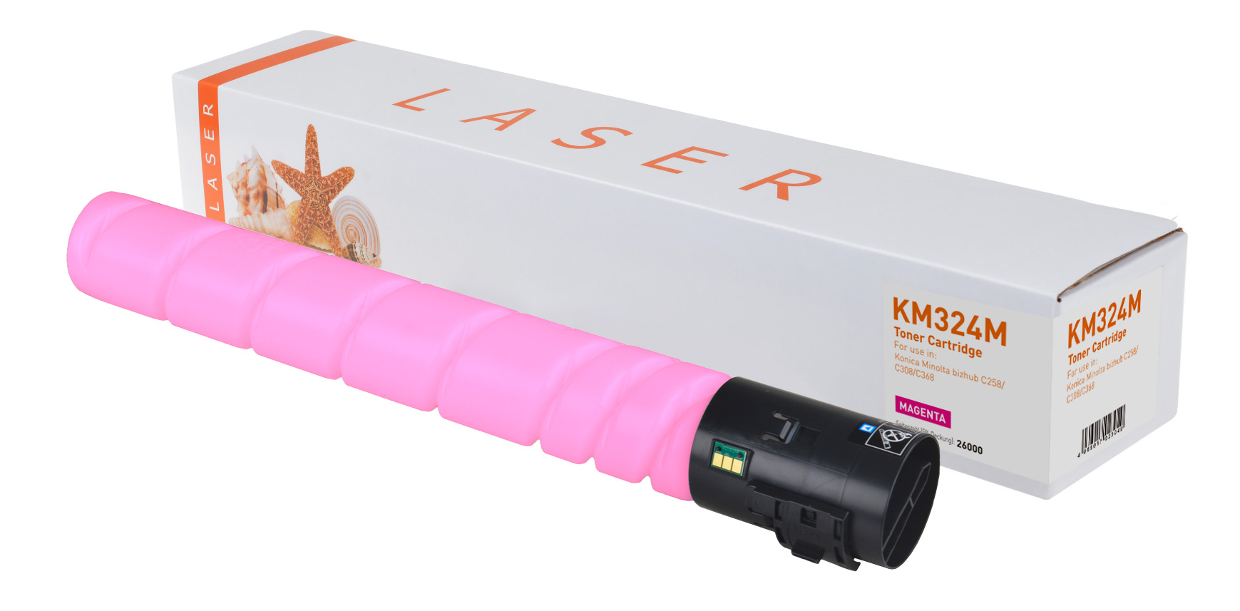 TN324M alternativ Toner Magenta für KonicaMinolta / A8DA350 / 26.000 Seiten TN324M alternativ Toner Magenta für KonicaMinolta / A8DA350 / 26.000 Seiten