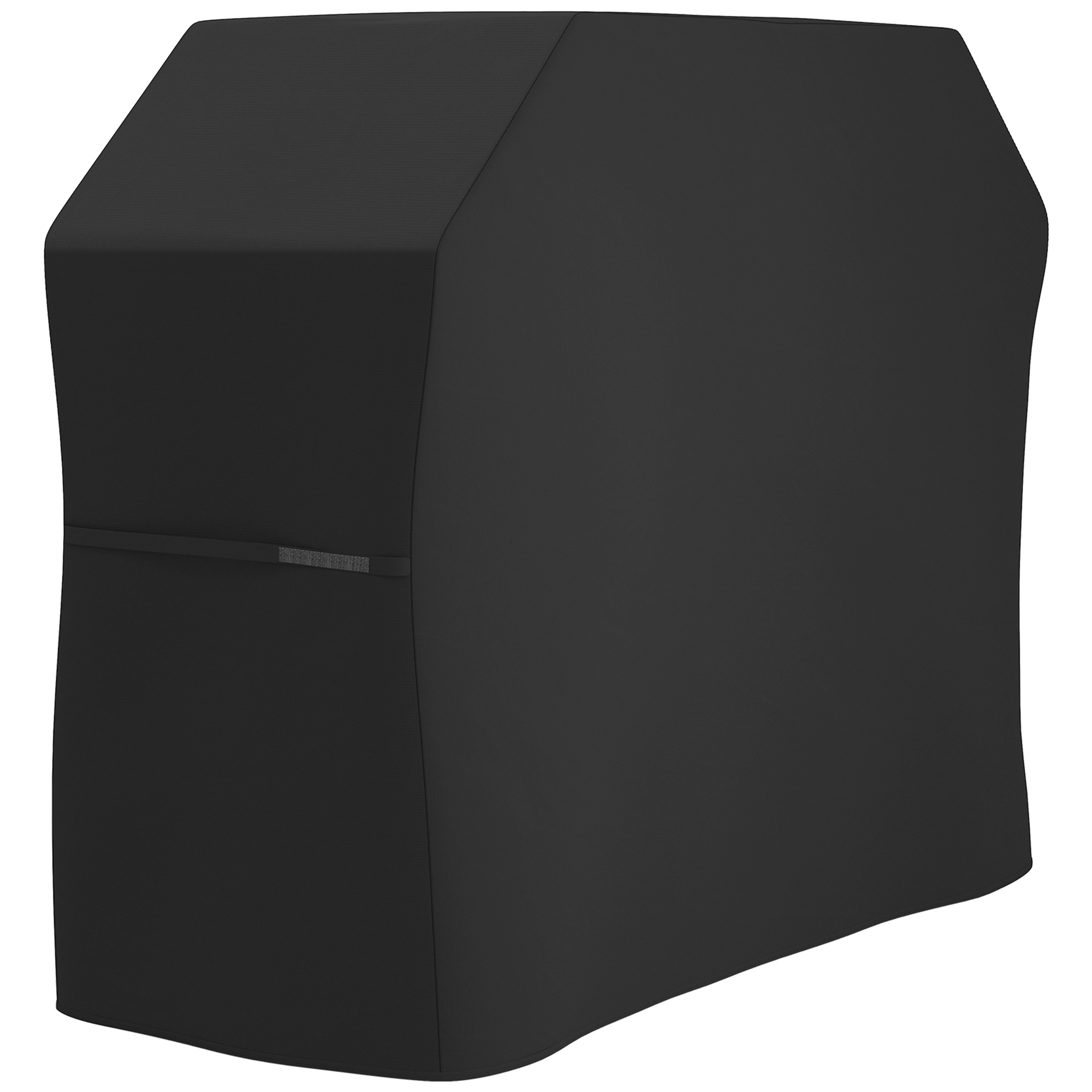 Grillabdeckung Schutzabdeckung für Grill Grillplane, wetterbeständig, 147 x 61 x 120cm, Schwarz