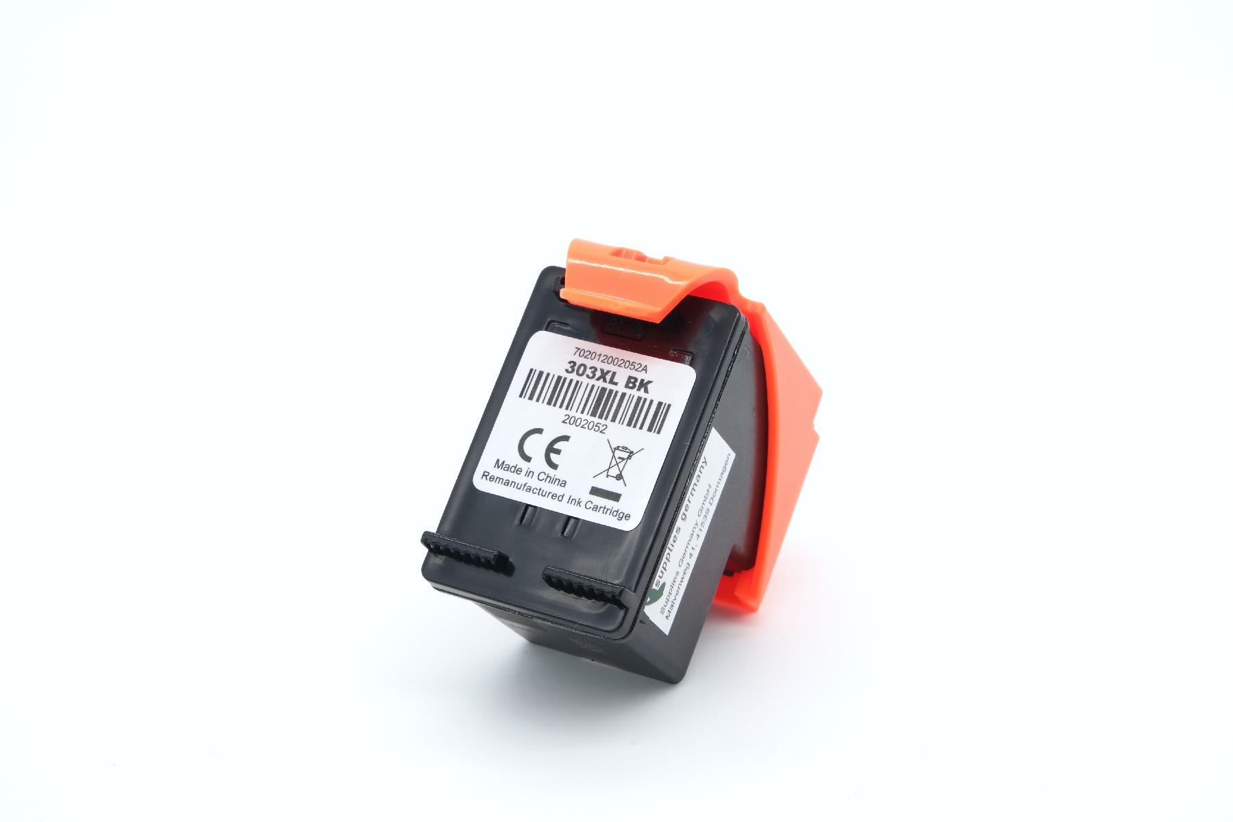 303XLschwarz alternativ Tinte schwarz für HP / T6N04AE / 12ml