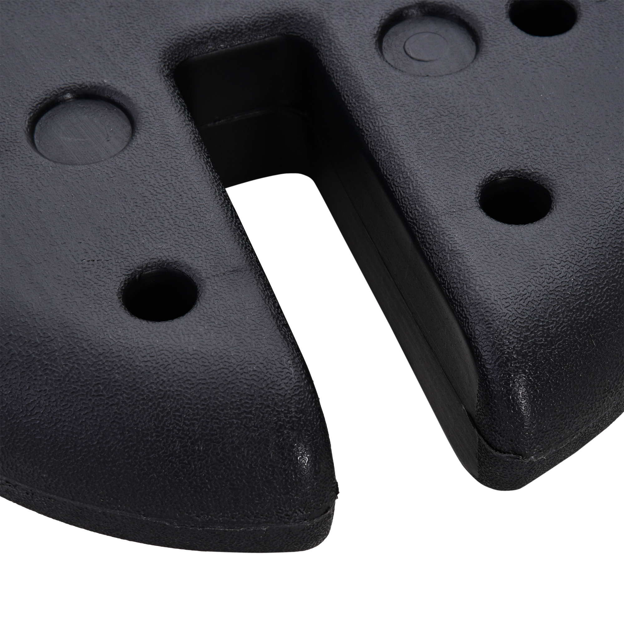 Pavillon Standfuß 4 Stk, Gewicht Partyzelt Pavillongewicht befüllbar bis 5 kg Gewichte für Pavillon Beschwerer für Pavillons Ø25 x 6 cm Schwarz