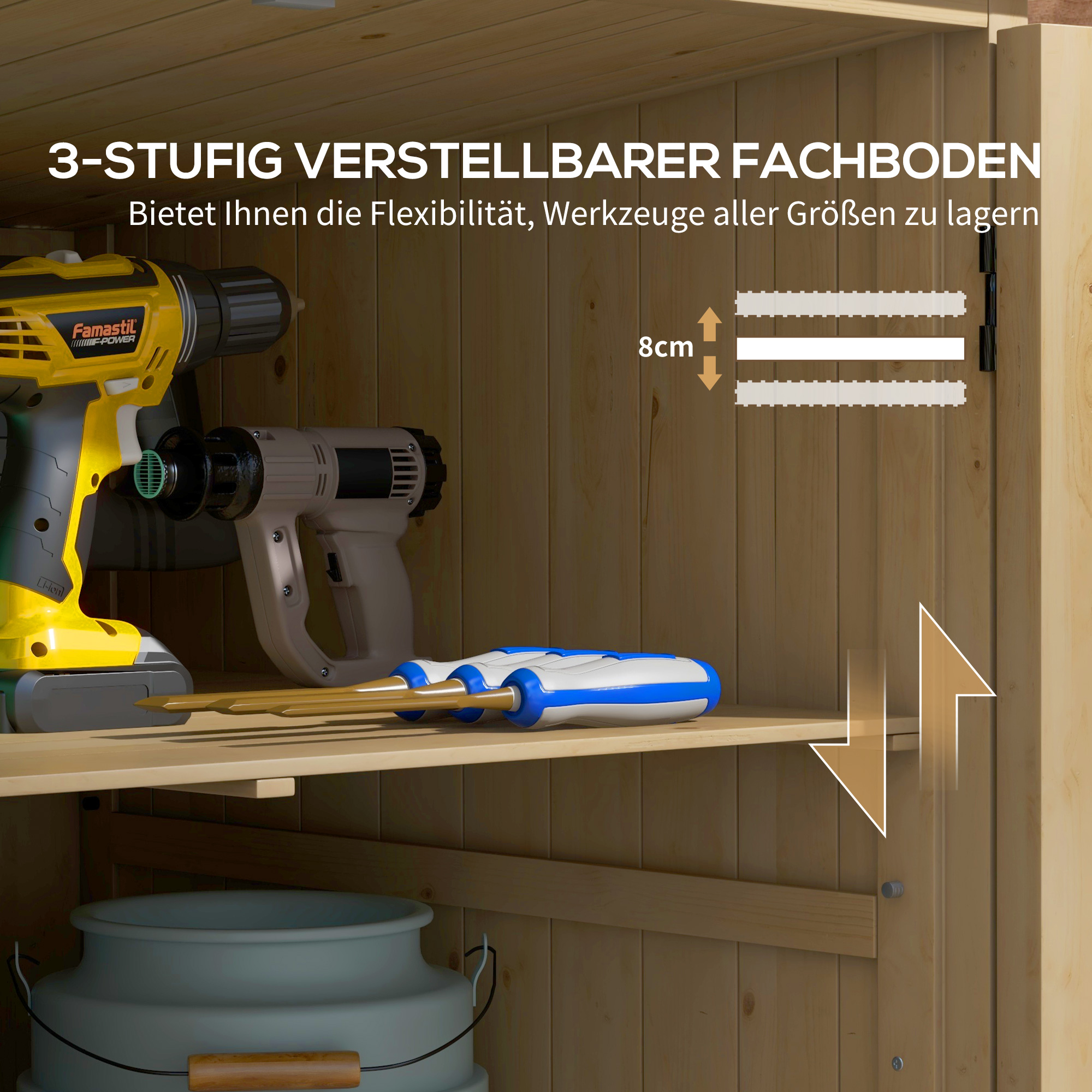 Outdoor Aufbewahrungsbox Gartenbox Kissenbox, wetterbeständig, Asphaltdach, 77,5 cm x 88 cm x 90 cm, Dunkelgrau