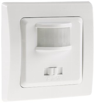 DELPHI Bewegungsmelder 160°, weiß, LED geeignet,  250V~, Unterputz, 2-Draht