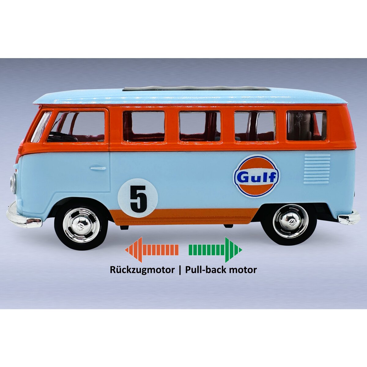 Volkswagen T1 Diecast 1:38 hellblau