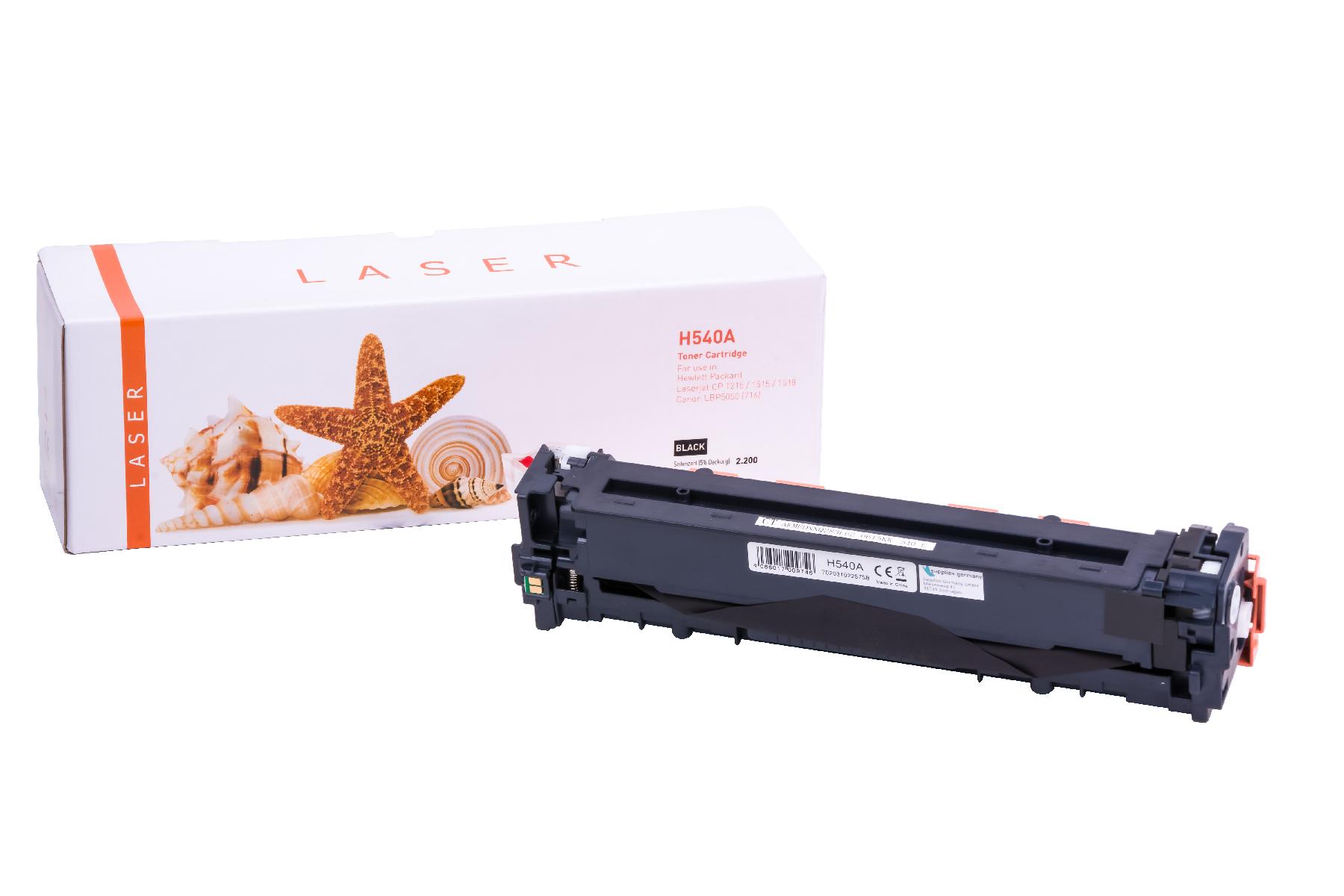 CB540A alternativ Toner black für HP / CB540A / 2.200 Seiten