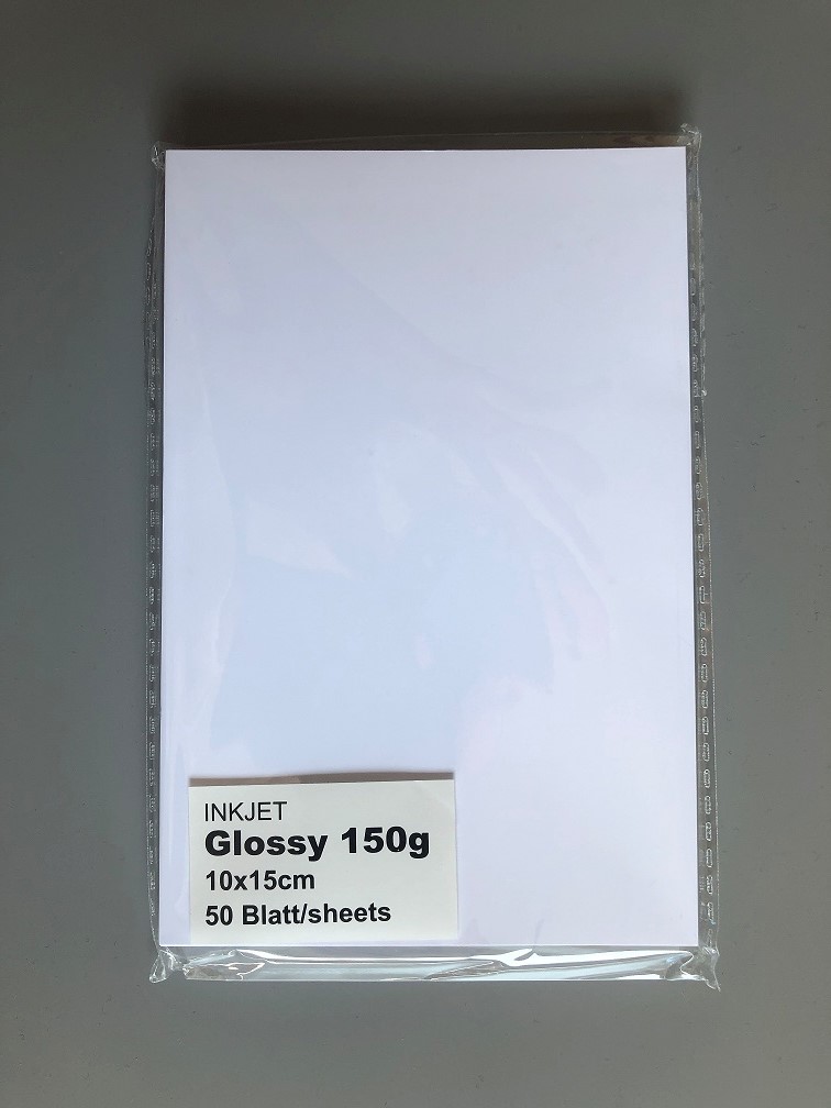 Fotopapier, 10x15cm, 180g/qm, einseitg, 20 Blatt Fotopapier, 10x15cm, 180g/qm, einseitg, 20 Blatt