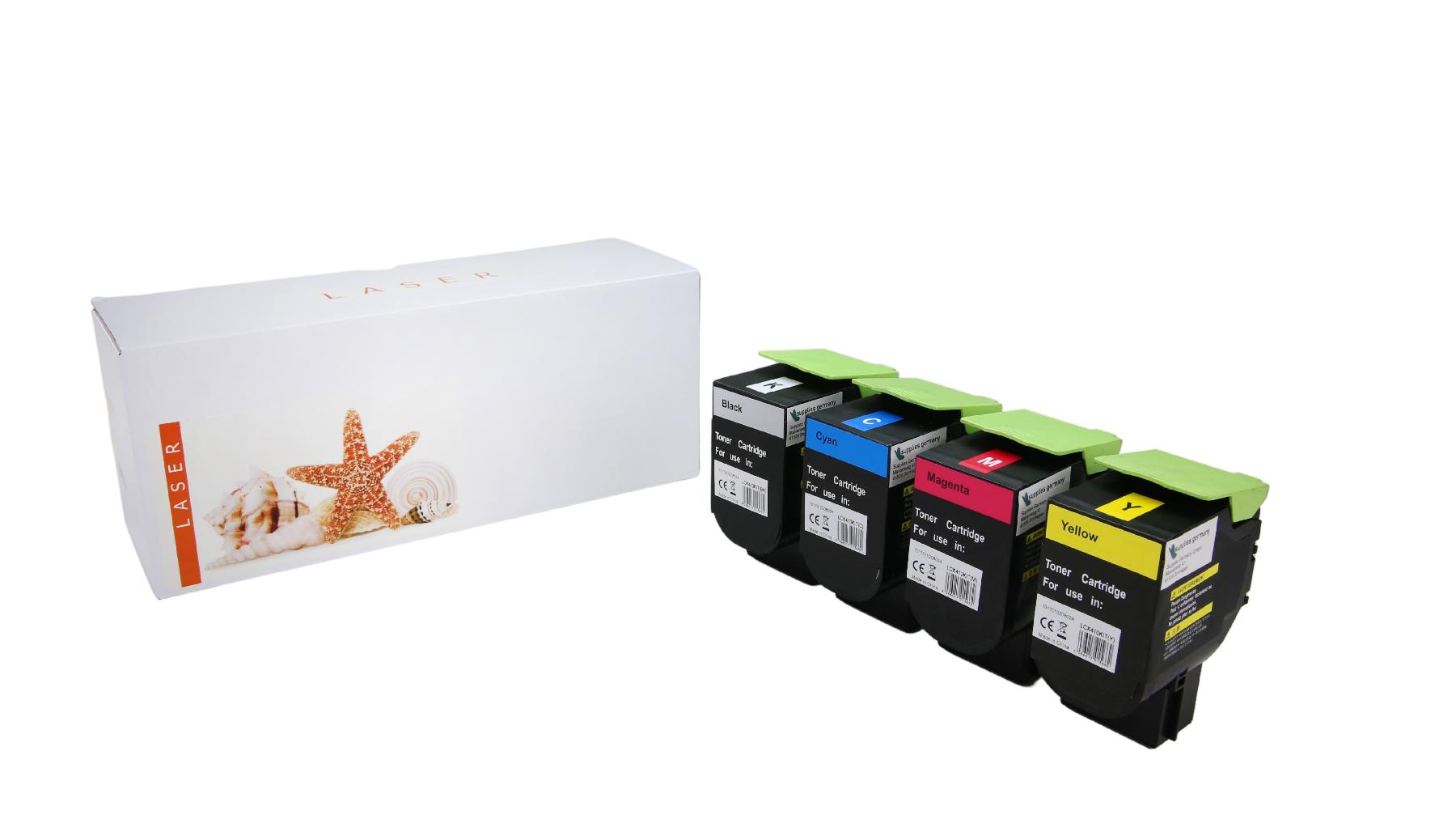 CX410KIT alternativ Toner Rainbowkit für Lexmark / 80C2HK0/C0/M0/Y0 / BK4.000 / CMY3.000 Seiten