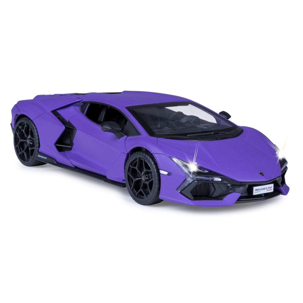 Lamborghini Revuelto Diecast 1:32 lila inkl. Knopfzellen