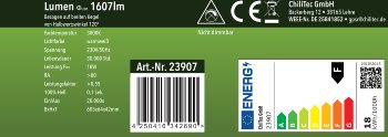 LED Unterbauleuchte "Arusha", weiß, USB A+C PD, 60cm, Licht warmweiß