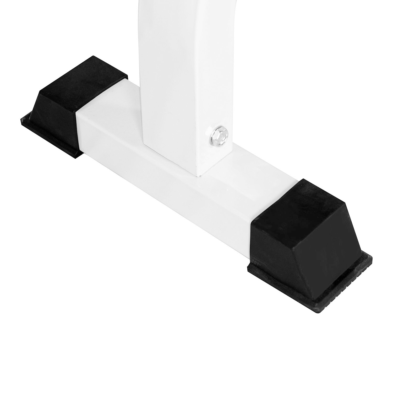 Hantelbank, Flachbank, Fitnessbank, Multifunktion Trainingsbank für zuhause Krafttraining, Stahl, Schwarz, 112x 62 x 43 cm