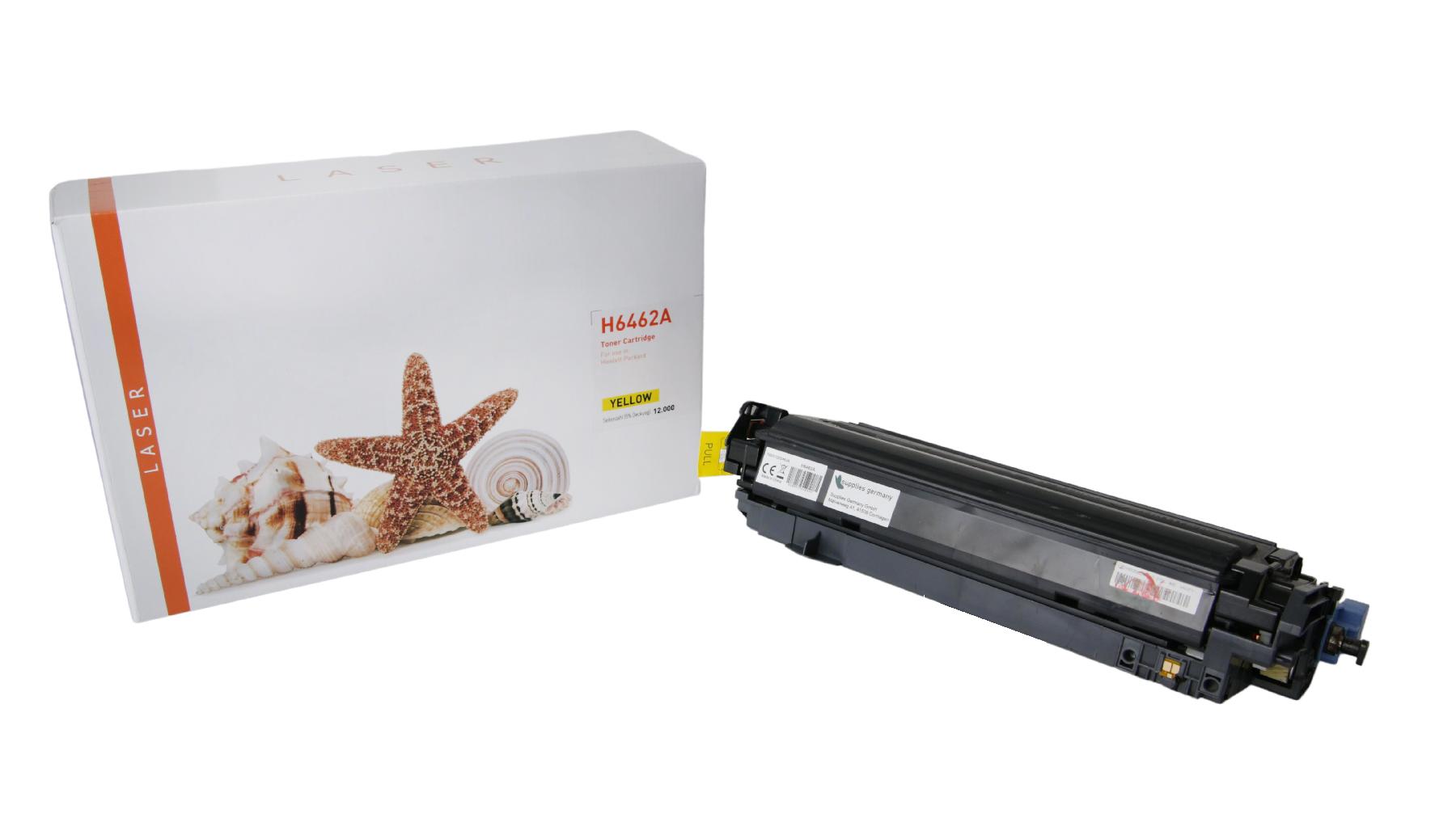 Q6462A alternativ Toner gelb für HP / Q6462A / 12.000 Seiten Q6462A alternativ Toner gelb für HP / Q6462A / 12.000 Seiten