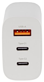 Stecker-Netzteil mit USB-C "CTN-PD65 a3" / In 100-240V~, Out 5,0V/9,0V/12,0V=, 65W