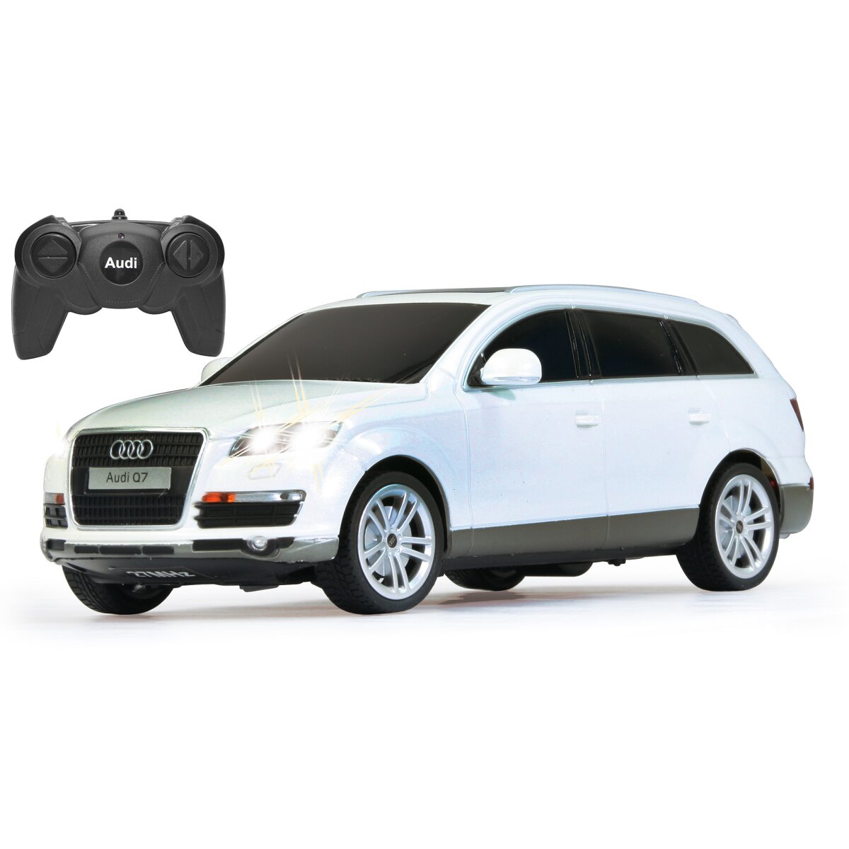 Audi Q7 1:24 weiss 2,4GHz Audi Q7 1:24 weiss 2,4GHz