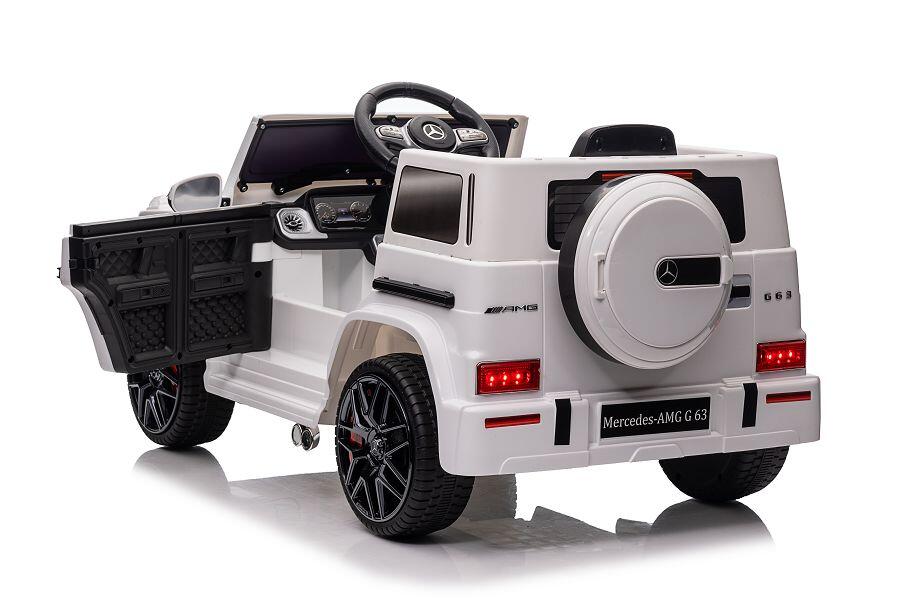 Kinderfahrzeug Mercedes G63 AMG - weiß