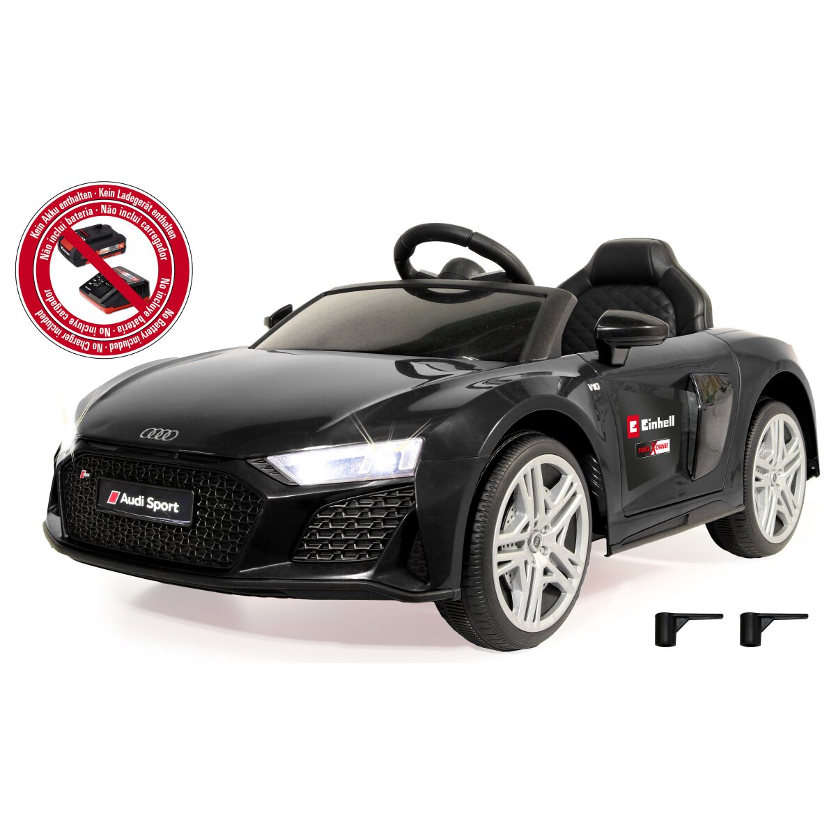 Kinderfahrzeug Audi R8 Spyder schwarz Einhell Power X-Change