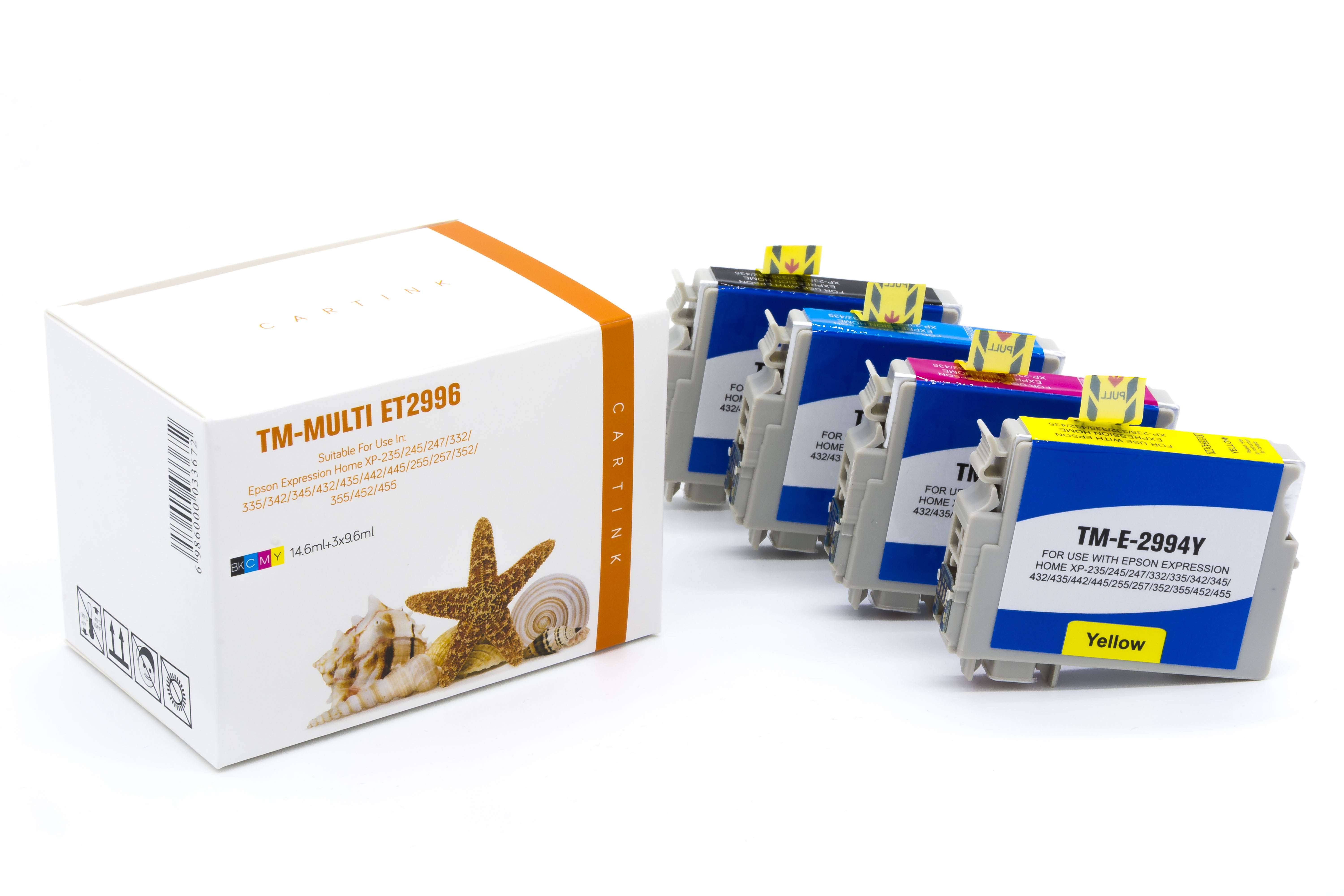 Multipack T2996 alternativ Tinte Epson / C13T29964010/29XL/BK14,6ml/C,M,Y9,6ml (PATENT Multipack T2996 alternativ Tinte Epson / C13T29964010/29XL/BK14,6ml/C,M,Y9,6ml (PATENT