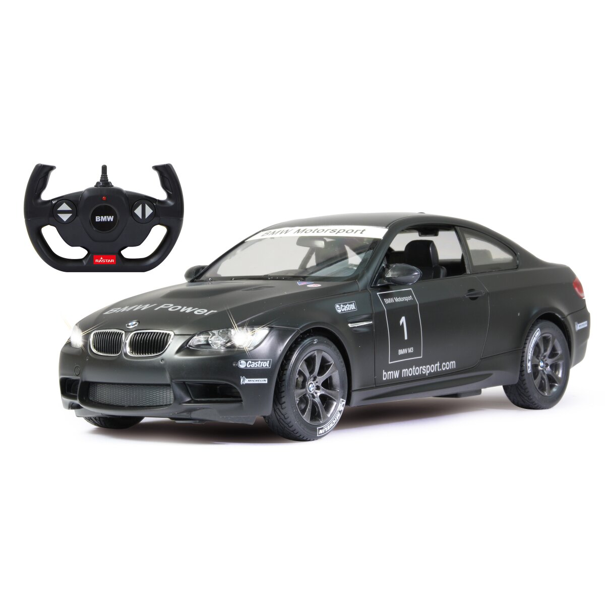 BMW M3 Sport 1:14 schwarz 2,4GHz BMW M3 Sport 1:14 schwarz 2,4GHz