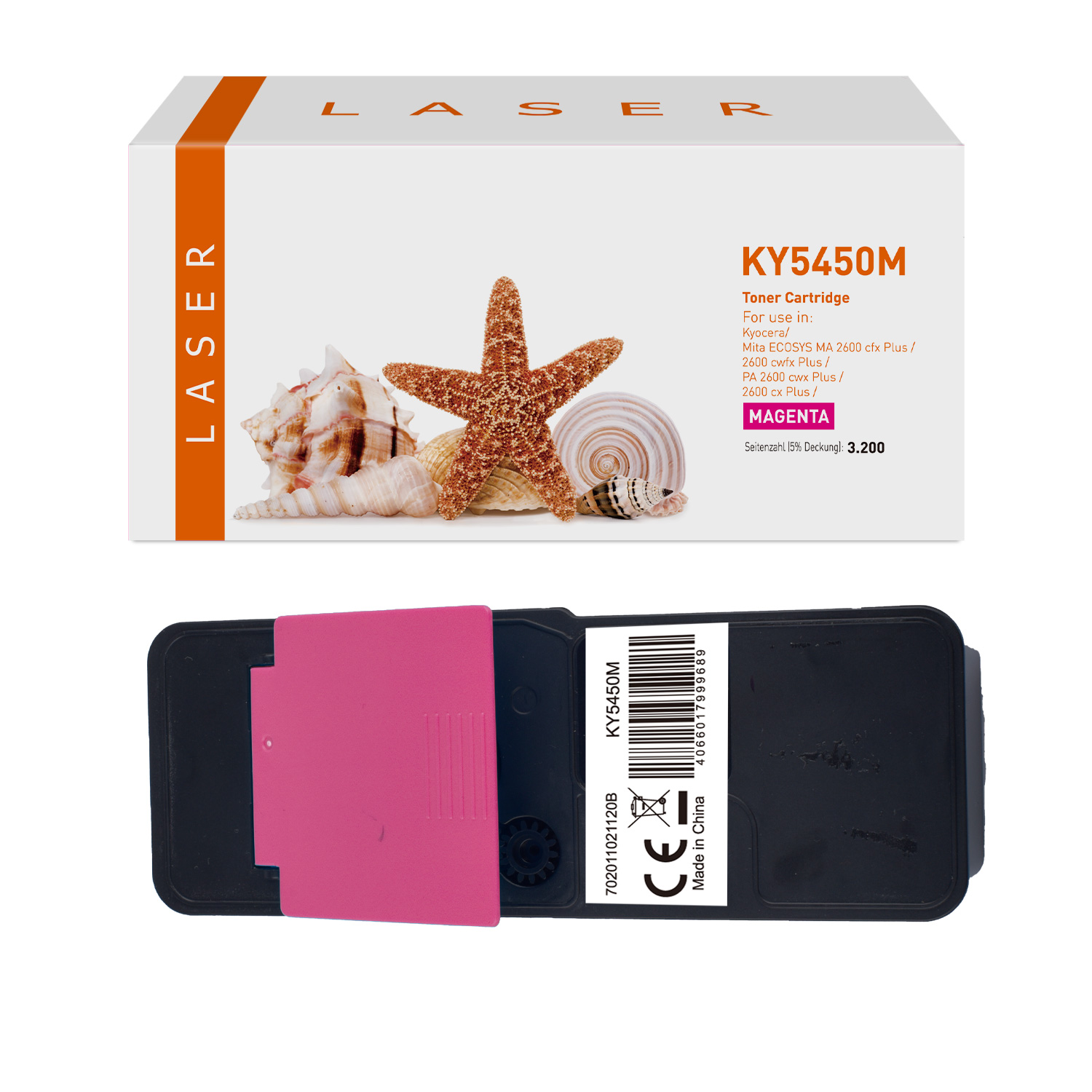TK5450M alternativ Toner Magenta für Kyocera / TK5450 / 3.200 Seiten