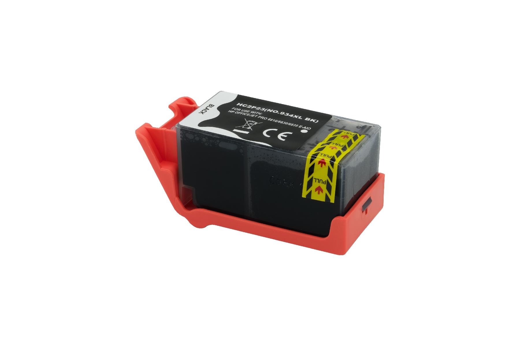 934XLschwarz alternativ Tinte schwarz für HP / C2P23AE / 56,6ml