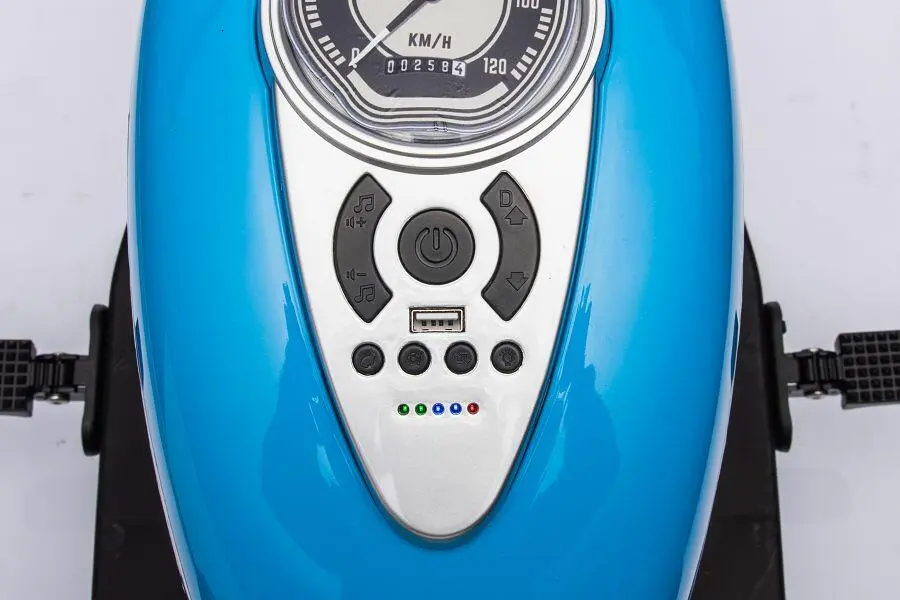 Kindermotorrad 1600 - 2x800W Brushless Motoren - schwarz