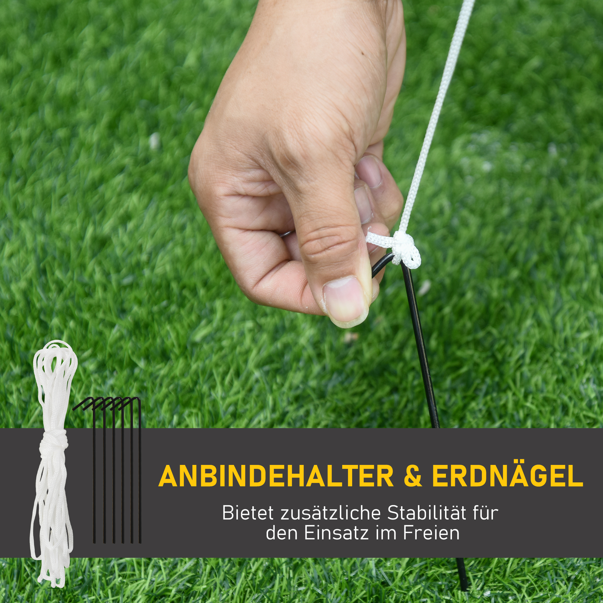 Aufblasbar Weihnachtsdeko, 2,4 m Weihnachtsmann mit LED-Beleuchtung, Zuckerstange für Innen- und Außenbereich