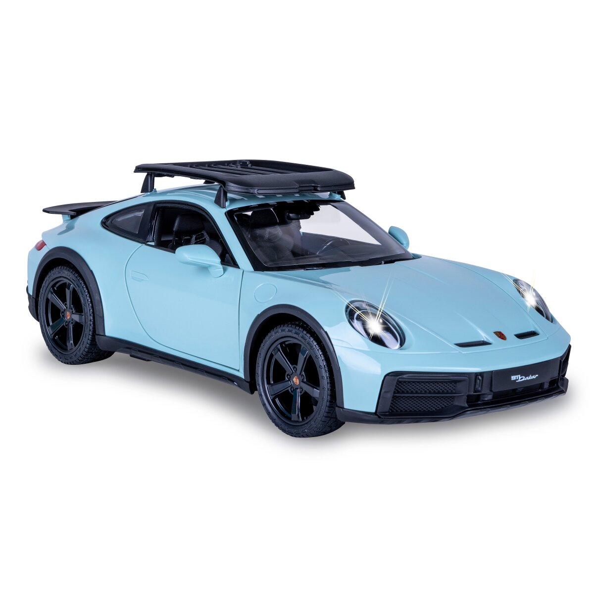 Porsche 911 Dakar 1:14 grün schattiert 2,4GHz Tür manuell