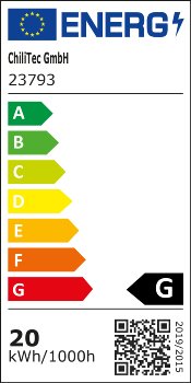 LED Wandleuchte "PADAR" mit PIR-Sensor / IP65, 20W, mit Hausnummer & Buchstaben