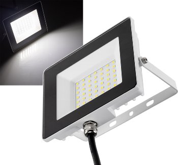 LED-Fluter "CTF-SLW 30" - IP65, 30W, 2503lm, 4000K neutralweiß LED-Fluter "CTF-SLW 30" - IP65, 30W, 2503lm, 4000K neutralweiß