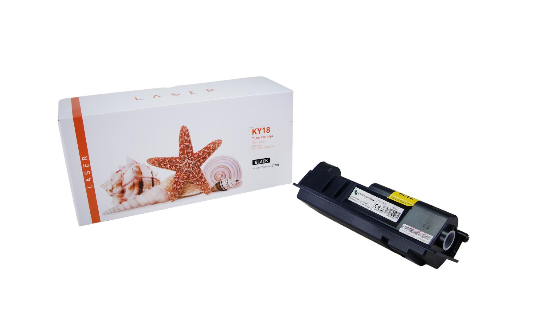 TK18 alternativ Toner black Kyocera / TK18 / 7.200 Seiten TK18 alternativ Toner black Kyocera / TK18 / 7.200 Seiten
