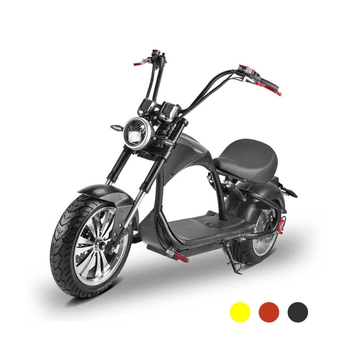 COCO BIKE CP-4 ELEKTRO-CHOPPER 45 KM/H rot