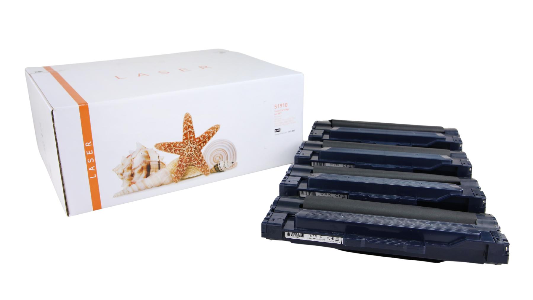 4er Set ML1910 alternativ Toner black Samsu / MLTD1052L / 4x2.500 Seiten 4er Set ML1910 alternativ Toner black Samsu / MLTD1052L / 4x2.500 Seiten