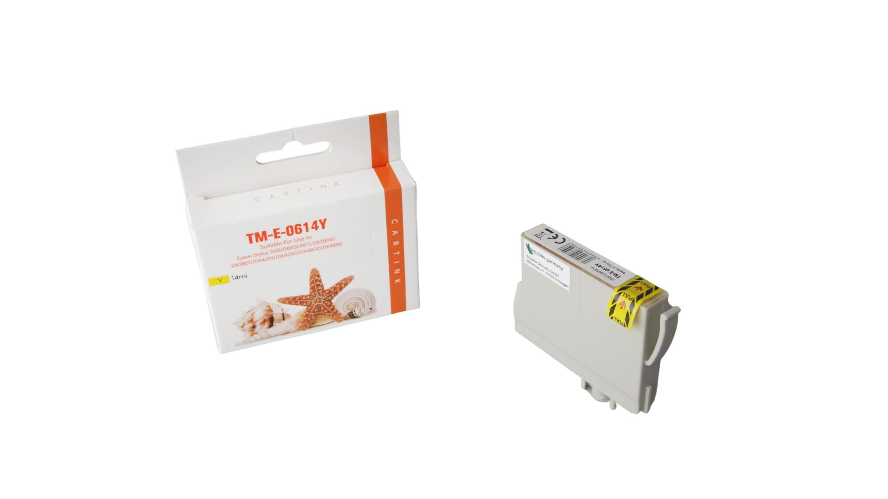 T0614 alternativ Seestern Tinte gelb für Epso / C13T06144010 / 10,2ml