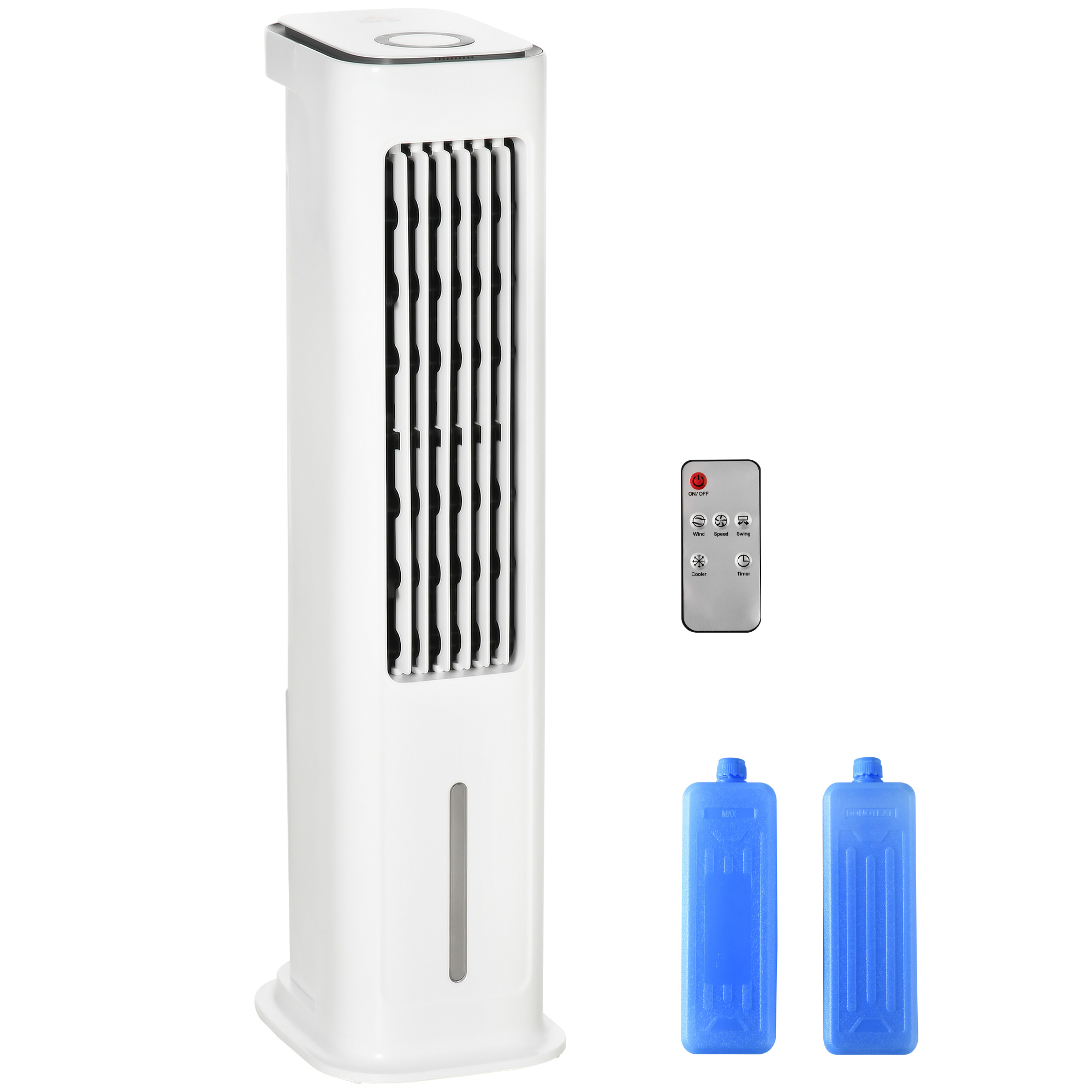 2 in 1 Luftkühler mit Wasserkühlung 5l Wassertank, 12h Timer, für 20 ㎡