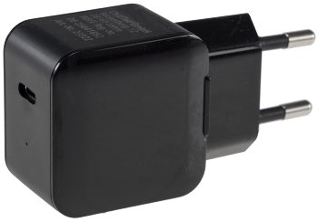 Stecker-Netzteil mit USB-C "CTN-PD20", In 100-240V~, Out 5,0V/9,0V/12,0V=, 20W