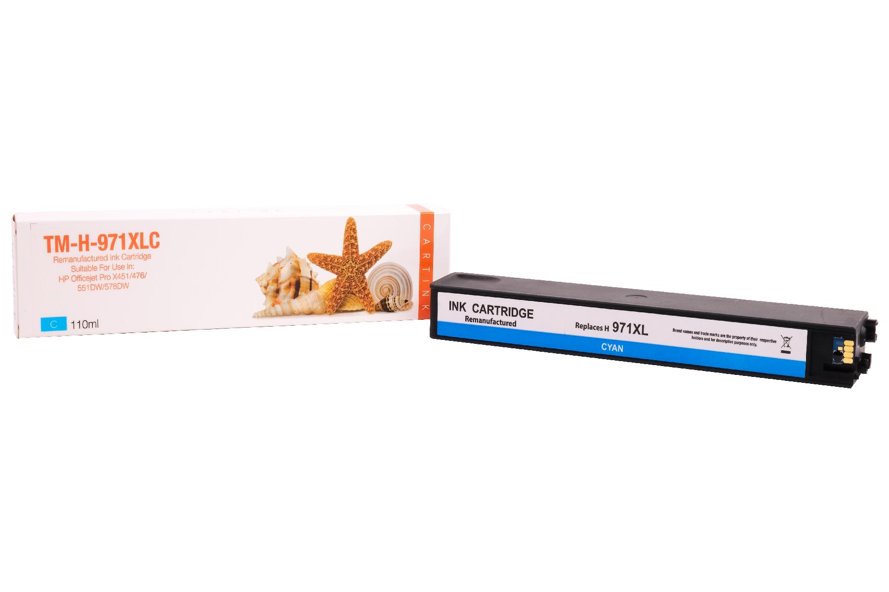 971XLC Refill Tinte cyan für HP / CN626AE / 110ml / 6.600 Seiten
