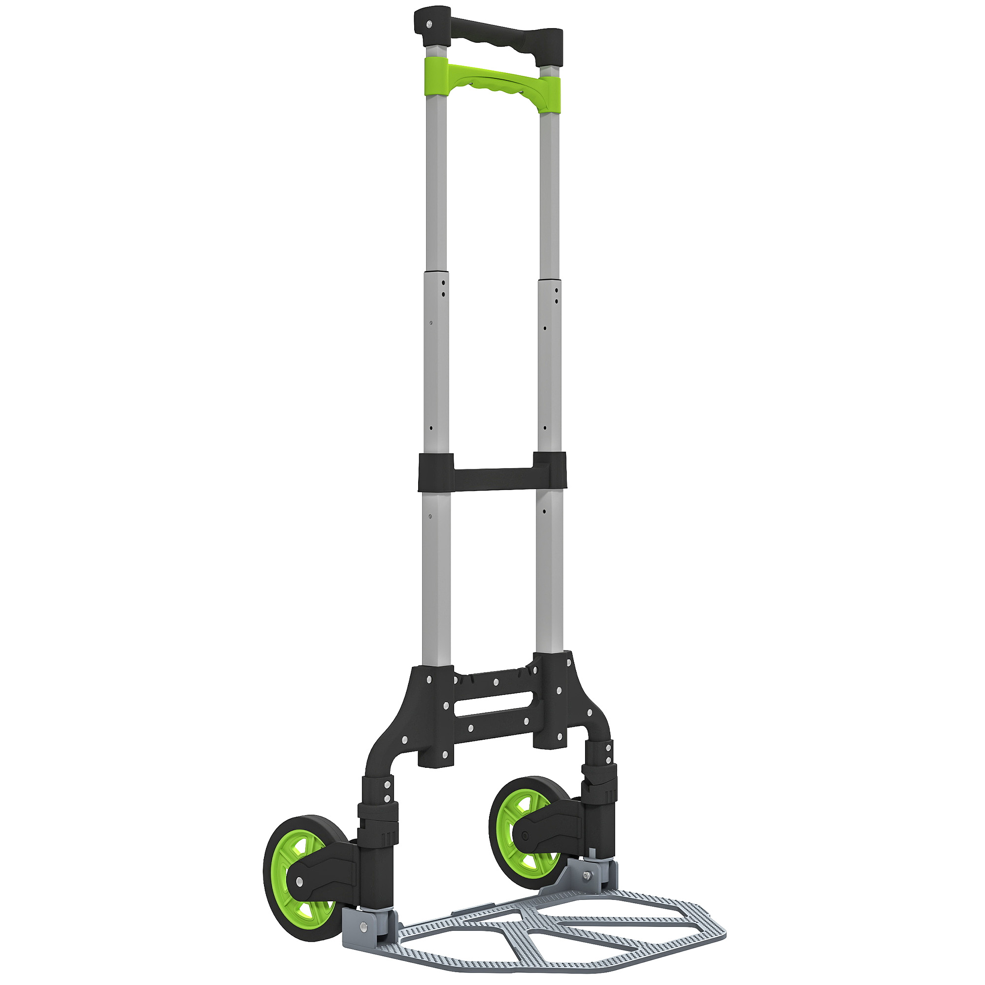 Sackkarre klappbar Aluminium Transportkarre mit Teleskopgriff Höhenverstellbar 100 cm Sackkarre klappbar Aluminium Transportkarre mit Teleskopgriff Höhenverstellbar 100 cm