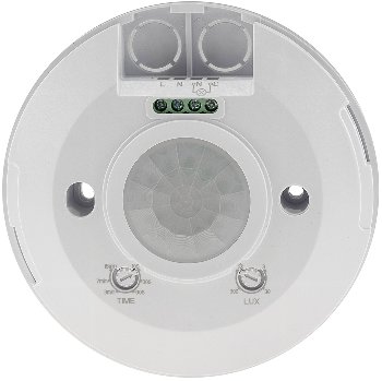 Decken-Bewegungsmelder "CBM-Flat" 360°, LED geeignet, 6m Detektion, 2000W, weiß