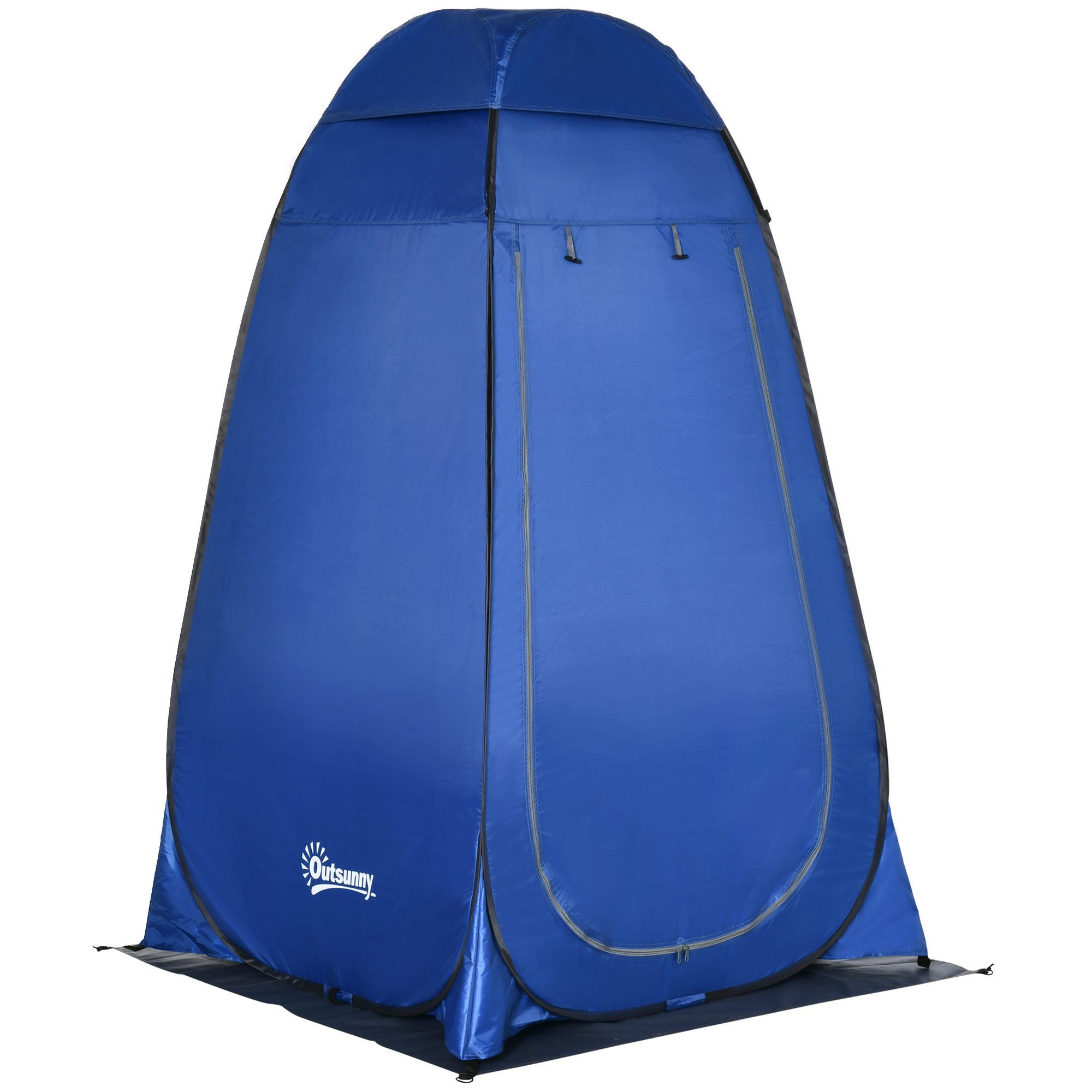 Pop up Duschzelt Toilettenzelt Camping Umkleidezelt mit Tragetasche Mobile Outdoor Toilette Umkleidekabine Lagerzelt Dunkelblau 126 x 124 x 189 cm