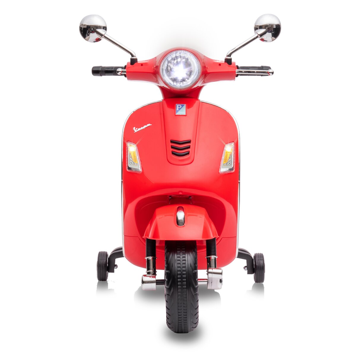 Kindermotorrad Vespa GTS 125 rot Li-Power 12.6