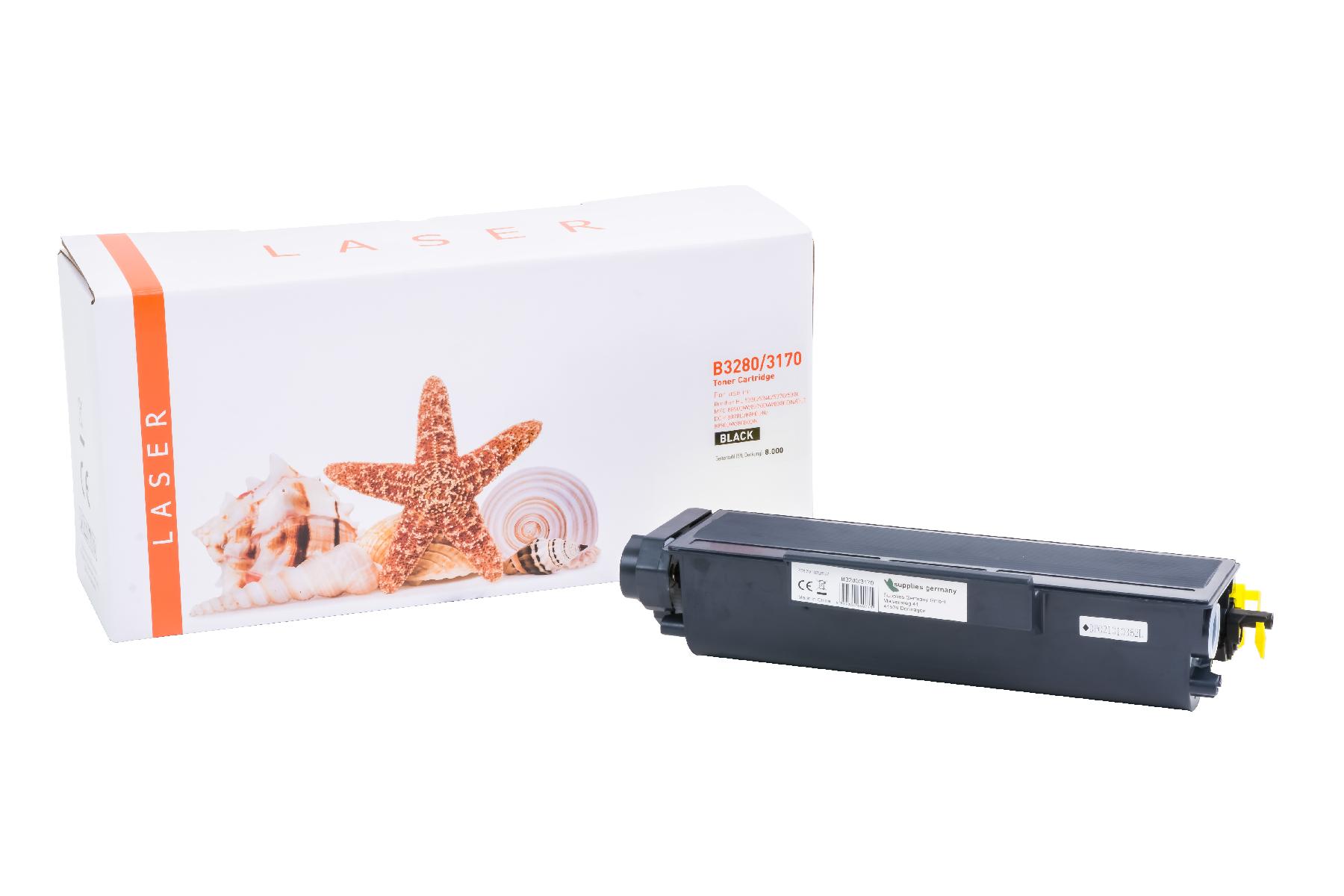 TN3170/3280 alternativ Toner schwarz für Brother / TN3170/TN3280 / 8.000 Seiten