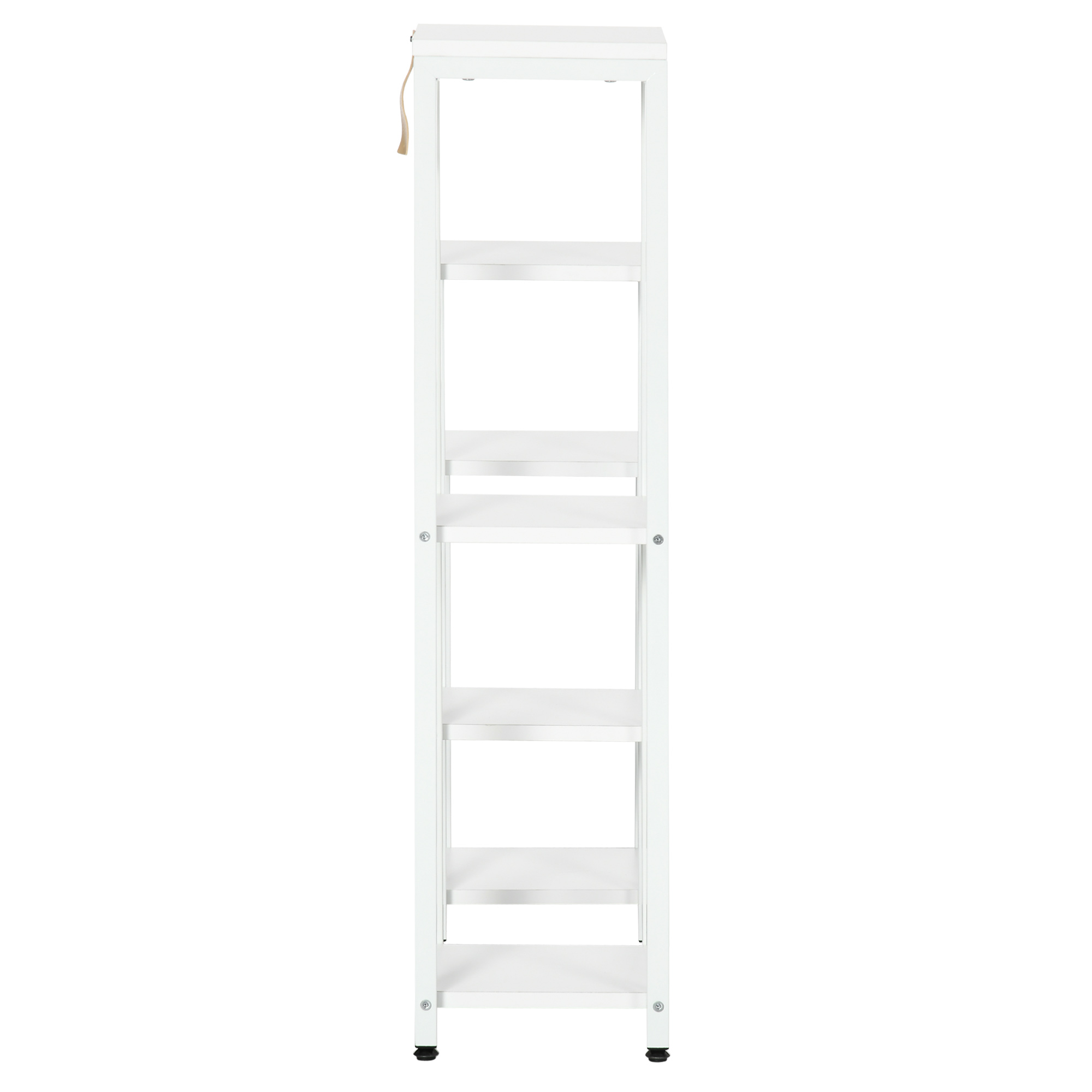 Blumenständer, Pflanzenständer, 7 Ebenen, für Innen- und Außenbereiche, Stahl, weiß, 65 x 23 x 94,5cm