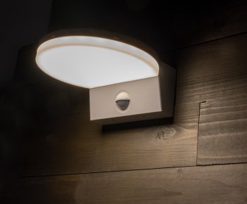 LED Wandleuchte "TORTUGUERO" IP65, 15W, 1526lm, 140° Bewegungsmelder, 3000K