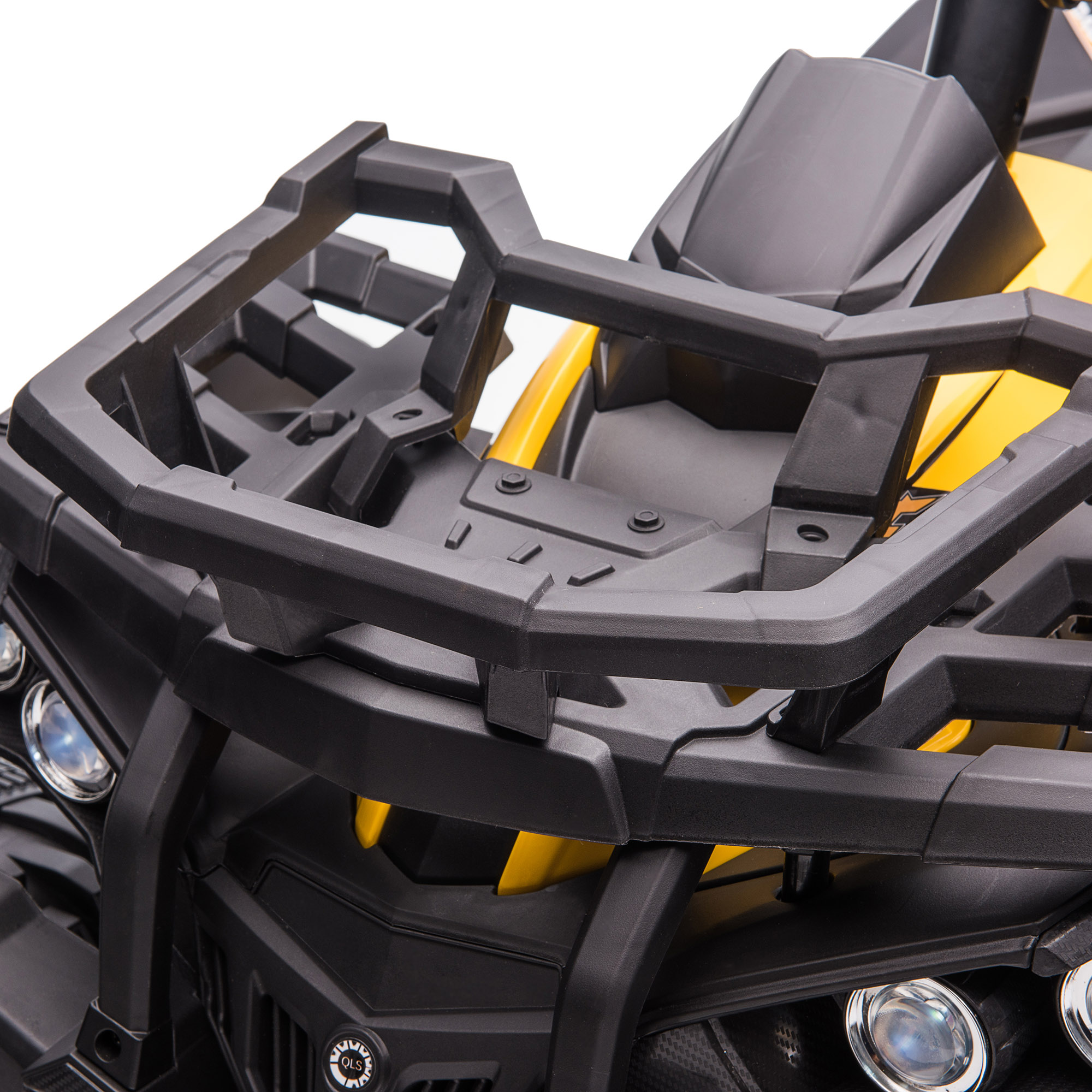 Elektro-Kinderquad, 3-8 km/h, 45 Min. Betriebszeit, LED-Scheinwerfer, Musikplayer mit USB, für Kinder 3 bis 5 Jahre