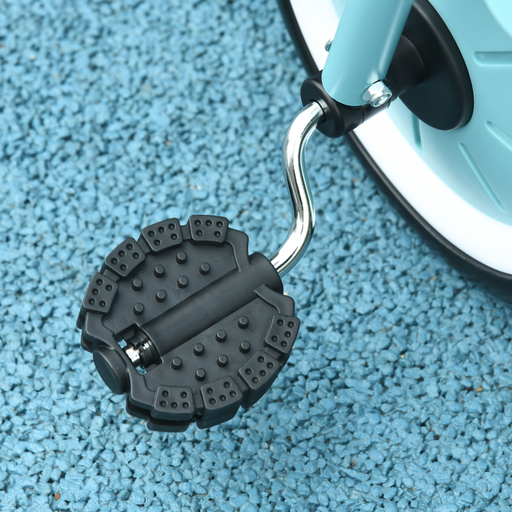 Dreirad für Kinder 2-5 Jahre, höhenverstellbarer Sitz, Klingel, Fahrradkorb, Metallrahmen, blau