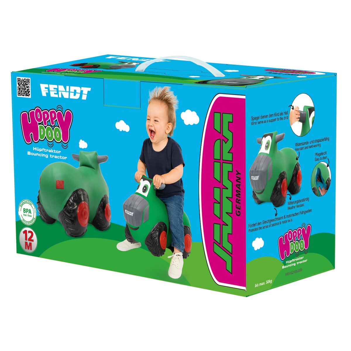 Fendt Hüpftraktor mit Pumpe
