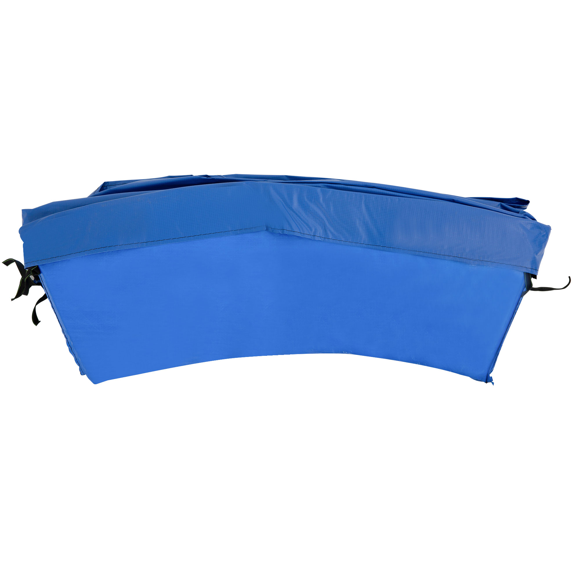 Trampolin Randabdeckung Ø244 cm breit Federabdeckung, Trampolinzubehör Randschutz Sicherheitsnetz Ersatzteile für Gartentrampoline, Blau